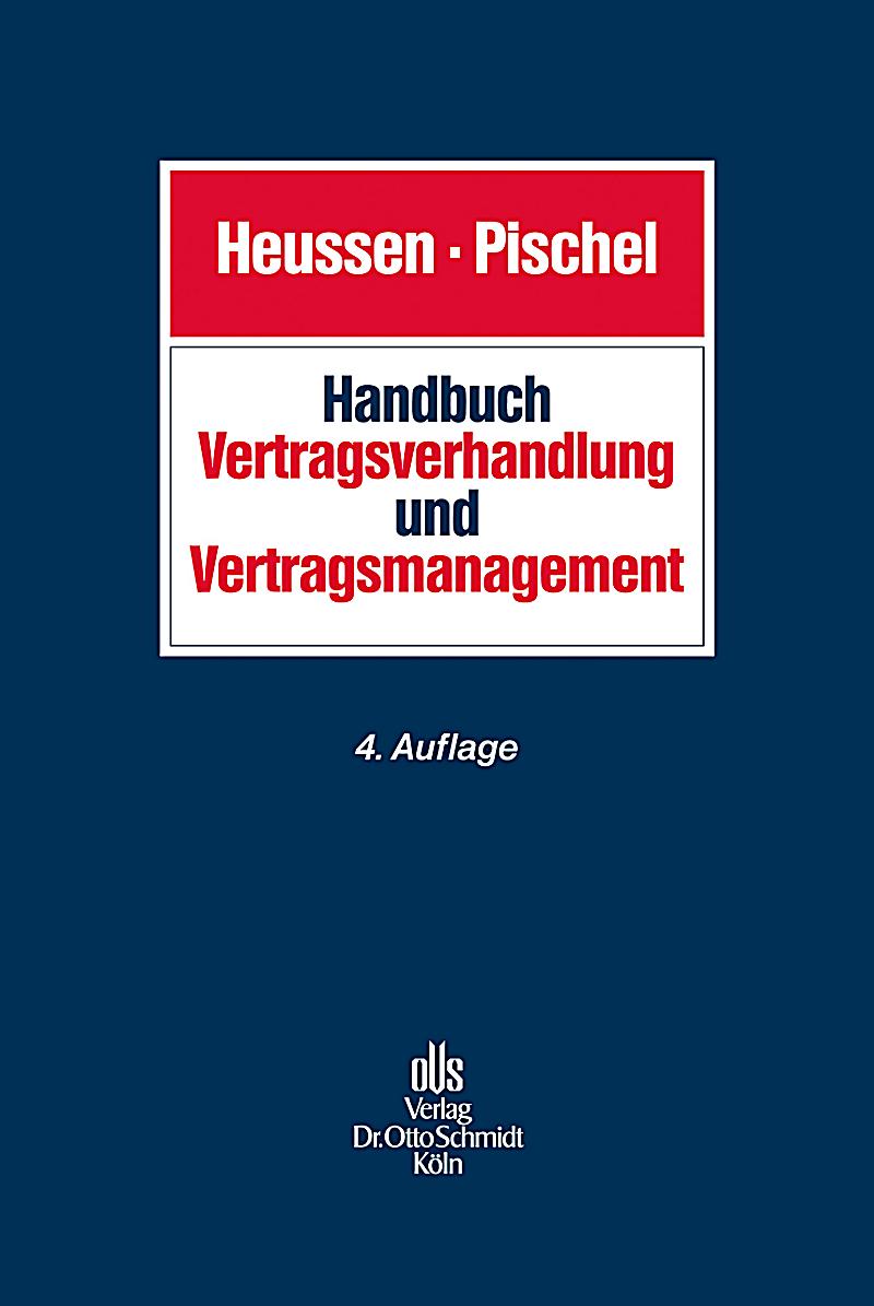 Handbuch vertragsverhandlung und vertragsmanagement