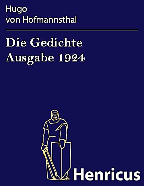 Die Gedichte Ausgabe 1924