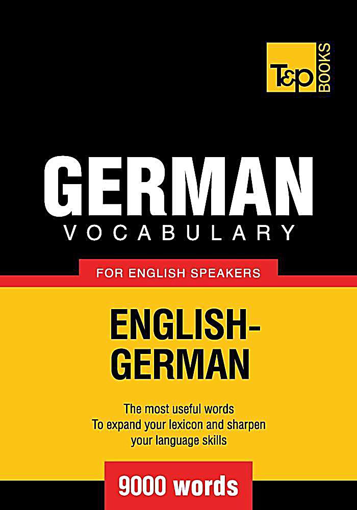German vocabulary for English speakers - 9000 words