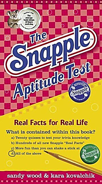 Broadway Books: The Snapple Aptitude Test