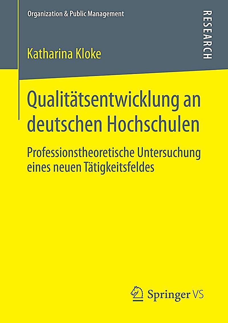 Qualitätsentwicklung an deutschen Hochschulen