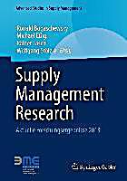 Advanced Studies in Supply Management: Supply Management Research