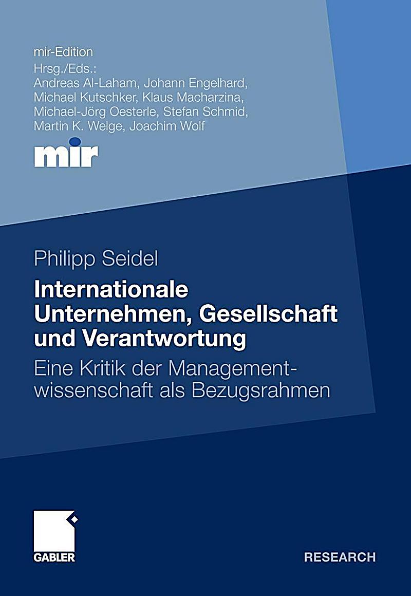 Internationale Unternehmen, Gesellschaft und Verantwortung