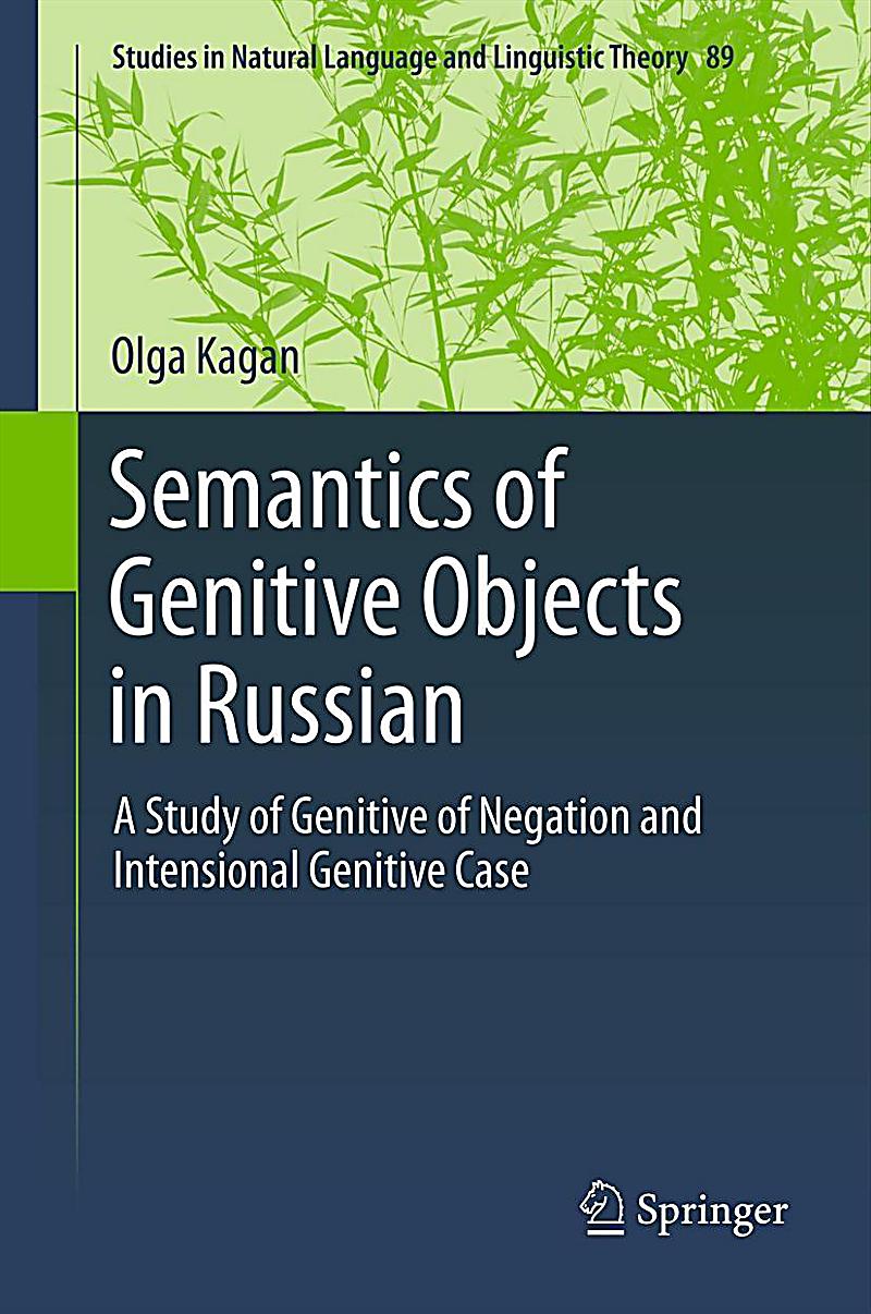 Semantics of Genitive Objects in Russian