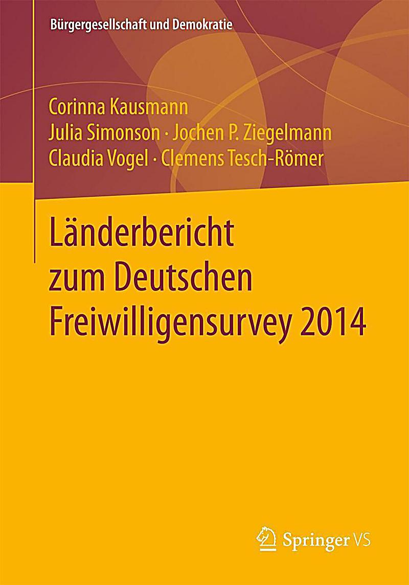 Länderbericht zum Deutschen Freiwilligensurvey 2014