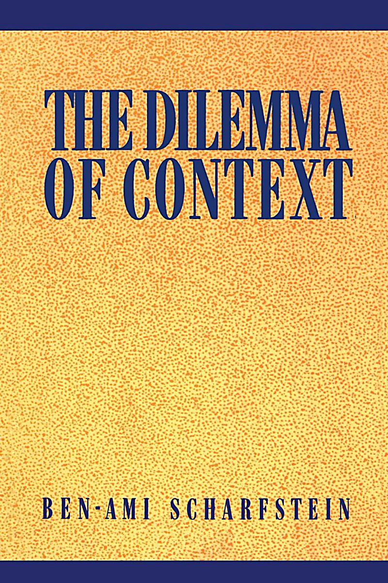 NYU Press: The Dilemma of Context