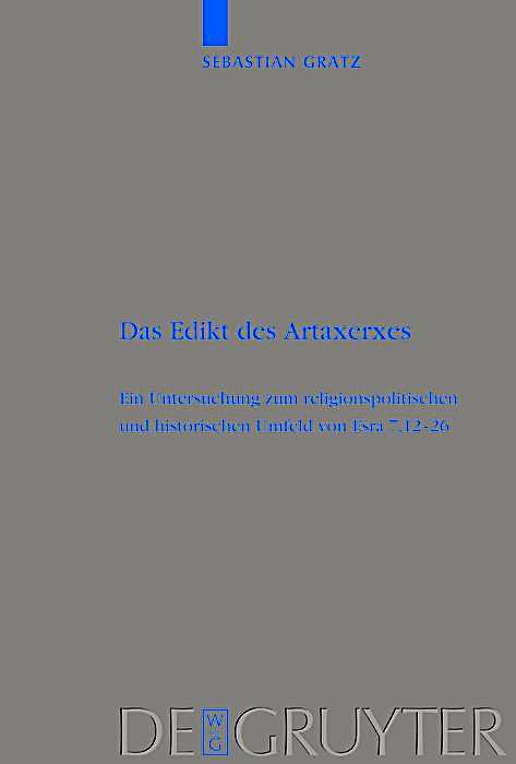 Das Edikt des Artaxerxes