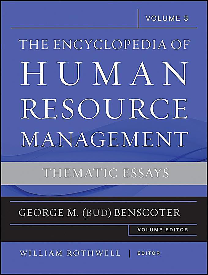 The Encyclopedia of Human Resource Management, Volume 3
