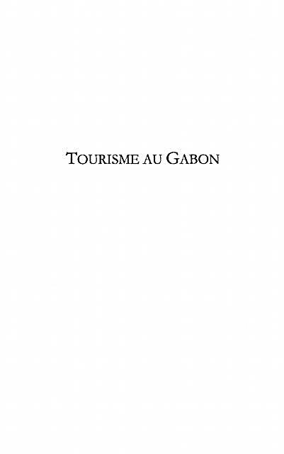 Tourisme au gabon