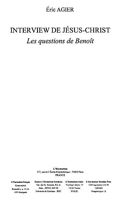 Interview de jesus-christ
