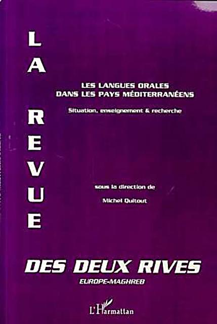 Les langues orales dans les pays mediterraneens