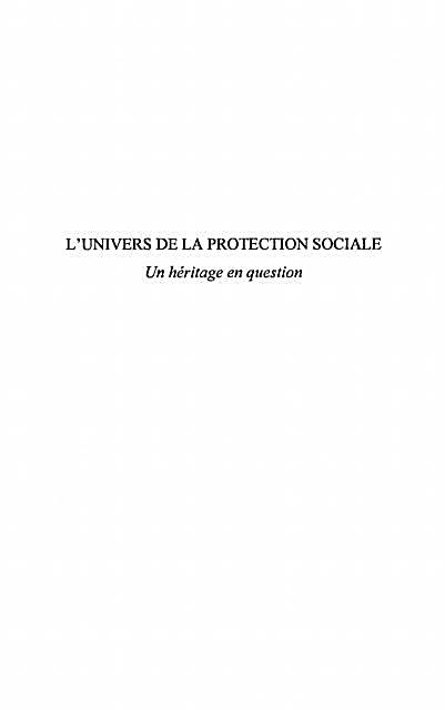 L´univers de la protection sociale