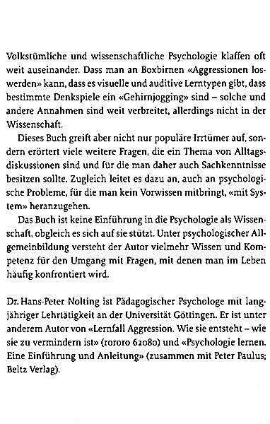 abschied von der küchenpsychologie buch portofrei bei Nolting Küchenpsychologie ~ abschied von der küchenpsychologie buch portofrei bei