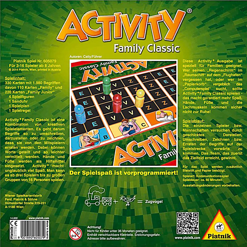 Activity Family Classic Spielanleitung Activity Family Classic Spielanleitung