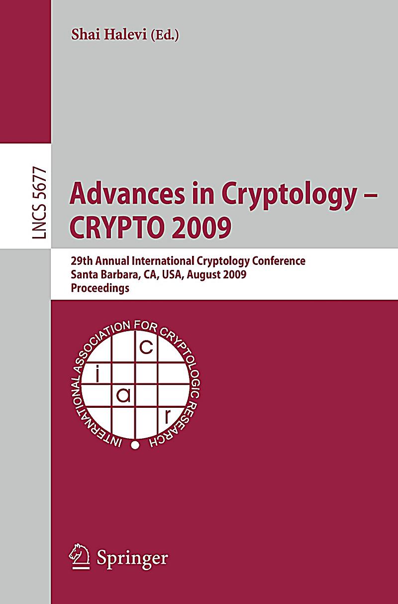 advances in cryptology proceedings of crypto