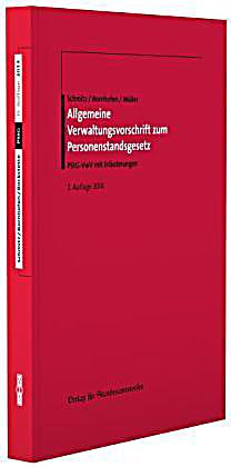 Allgemeine Verwaltungsvorschrift zum Personenstandsgesetz Buch
