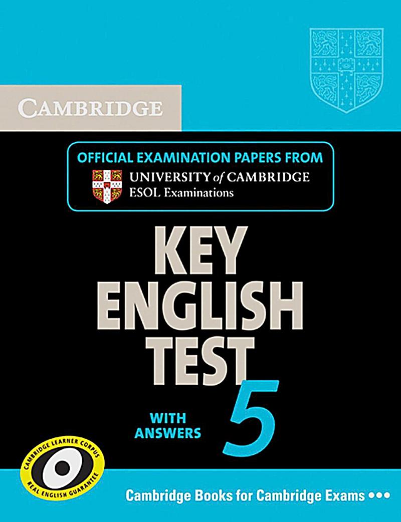 english cd cambridge test audio 5 key Vol.5 Test KET Student's book English Cambridge : with Key