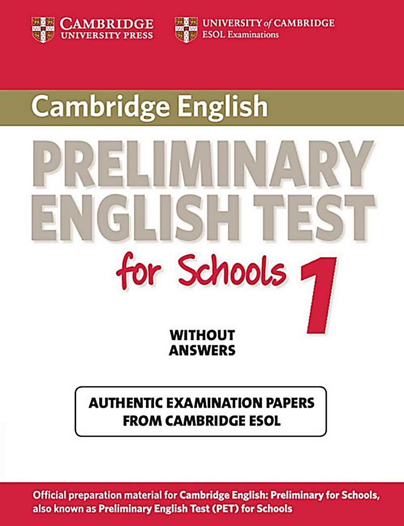 vorbereitung test english cambridge Student for Preliminary Test Cambridge English 1, Schools