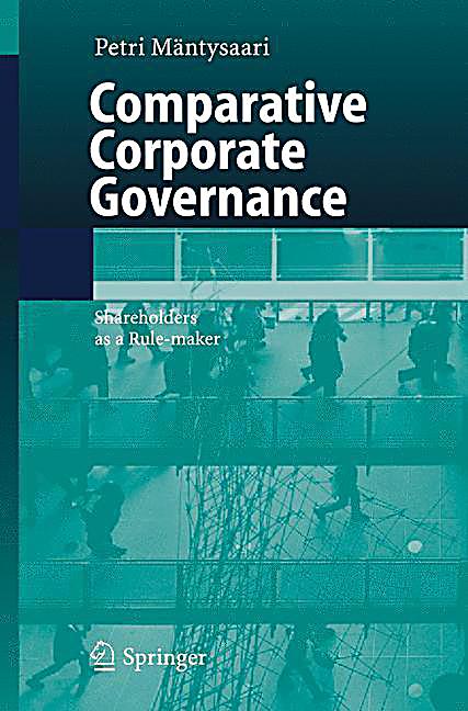 Corporate governance and corporate finance