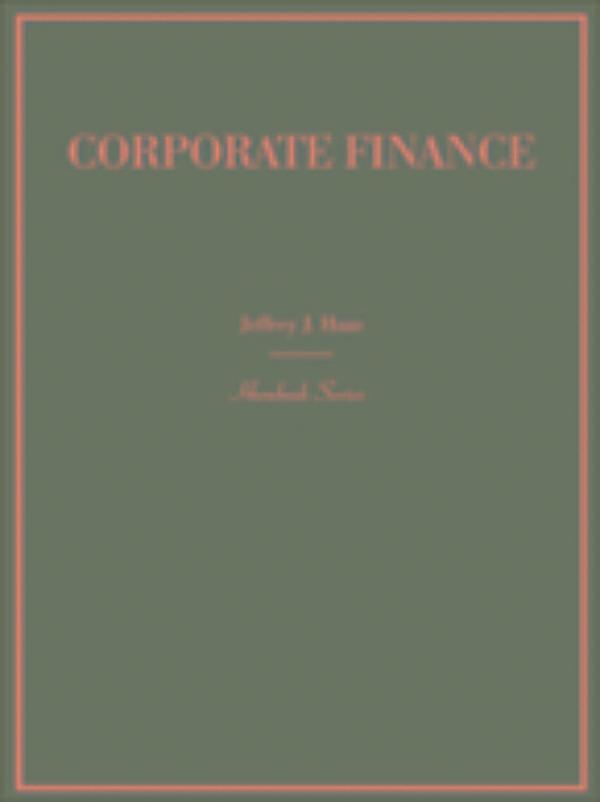 Corporate Finance Hornbook Series Ebook Jetzt Bei Weltbild Ch