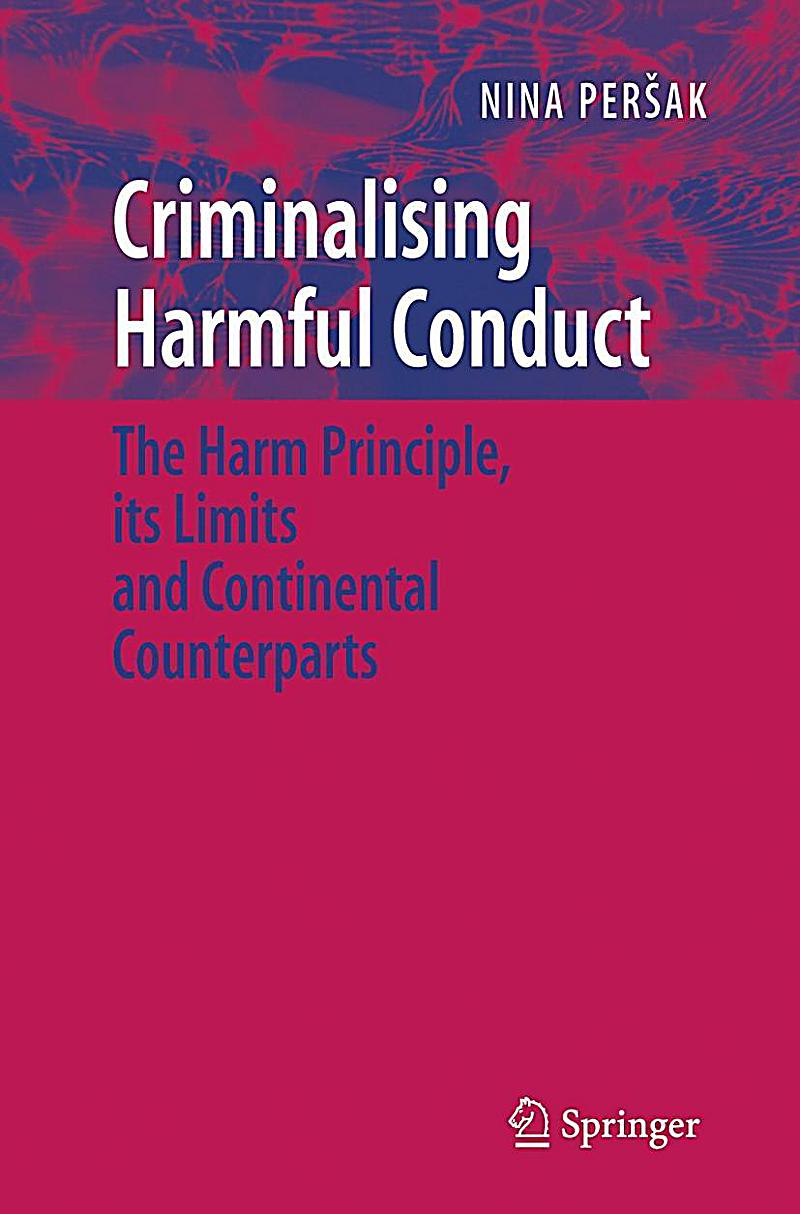 Criminalising Harmful Conduct Buch Portofrei Bei Weltbild Ch