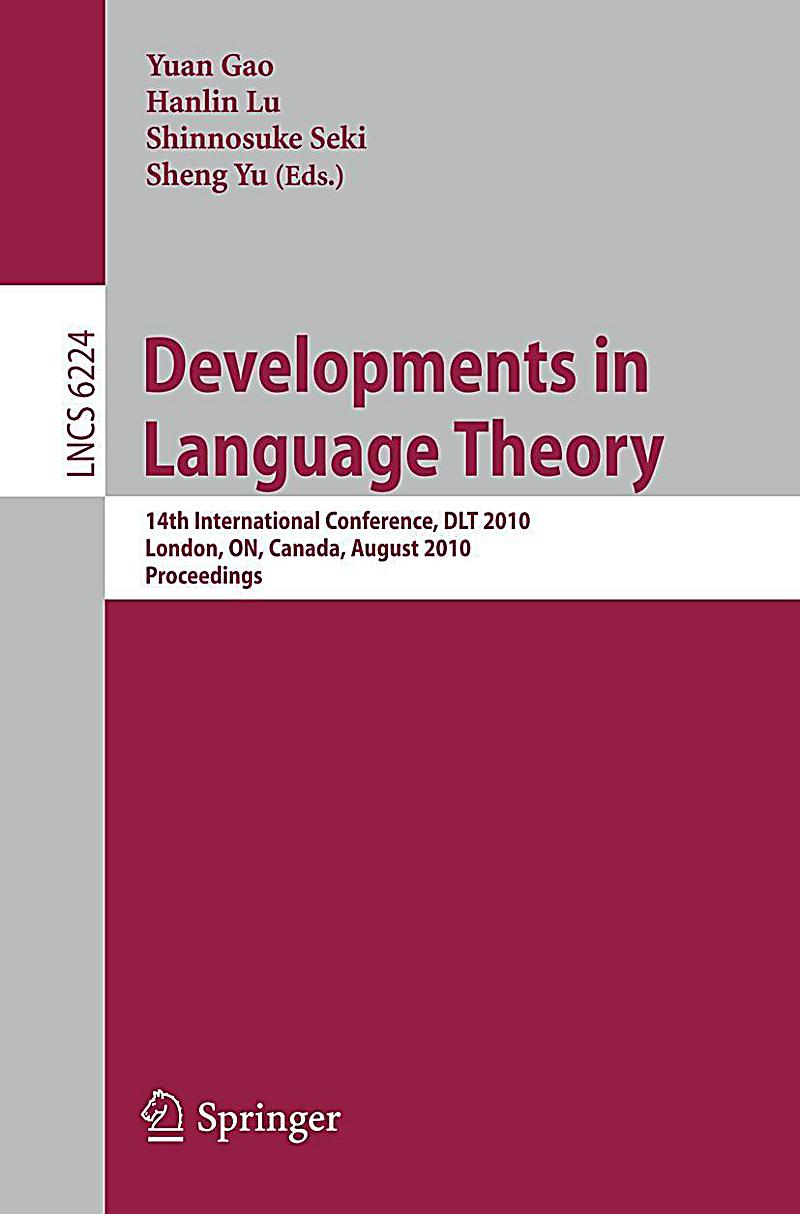 Developments in Language Theory Buch portofrei bei Weltbild.de Developments in Language Theory Buch portofrei bei Weltbild.de