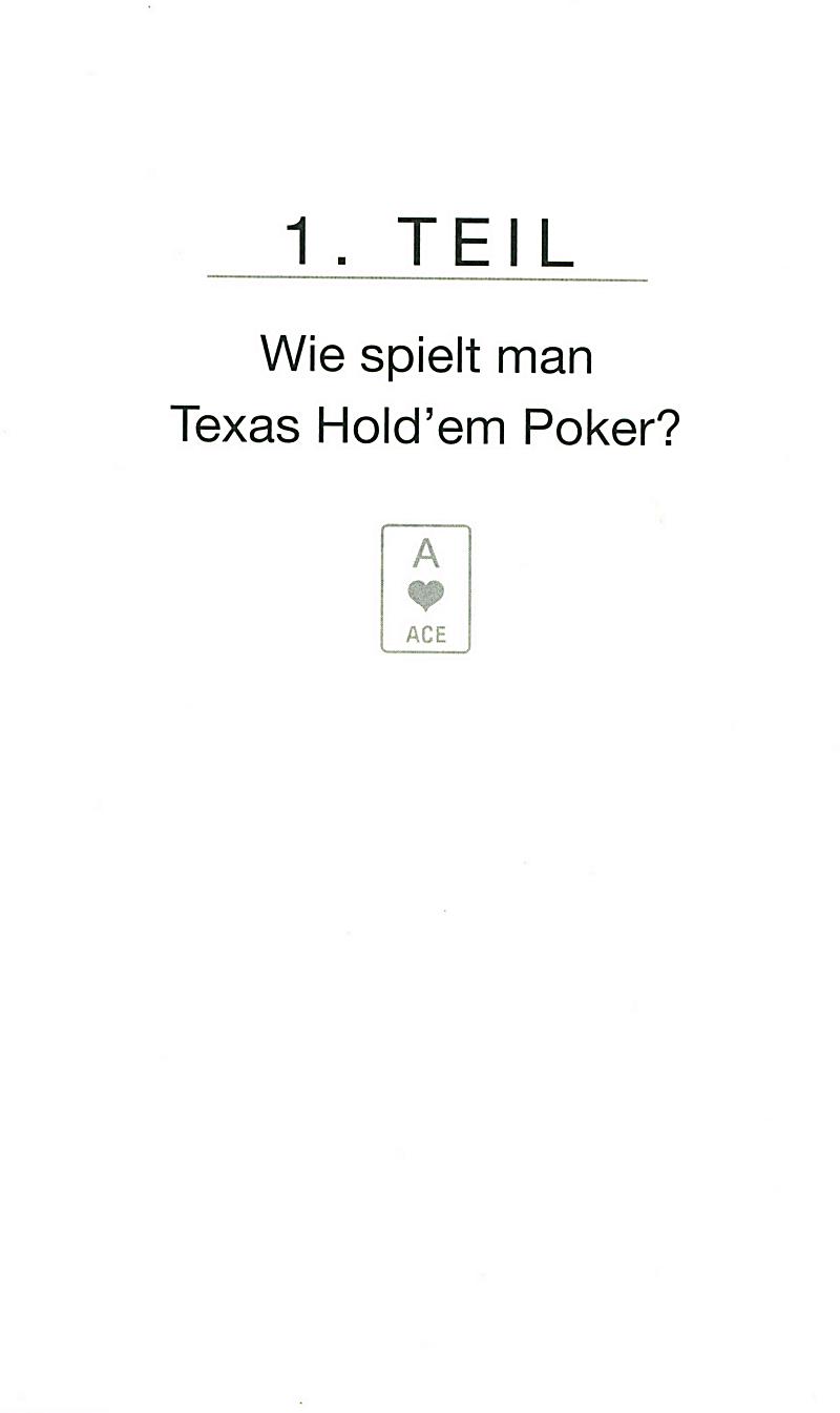 Texas hold'em - poker mit system ebook