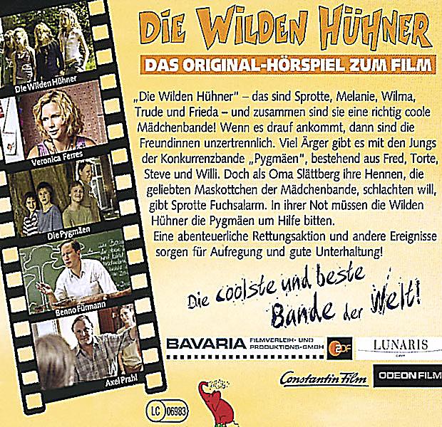 Die wilden Hühner - Das Original-Hörspiel zum Film Hörbuch ...