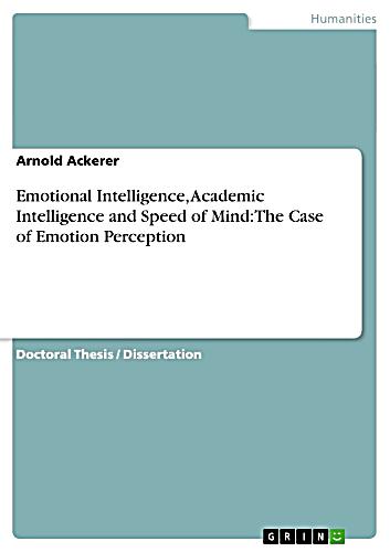 Emotional intelligence phd thesis