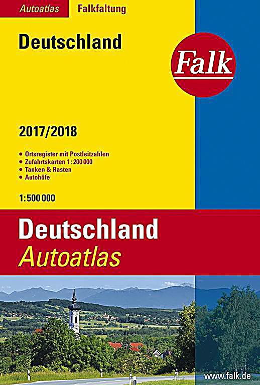 Falk Autoatlas Falkfaltung Deutschland 2017 2018 1:500 000 Buch