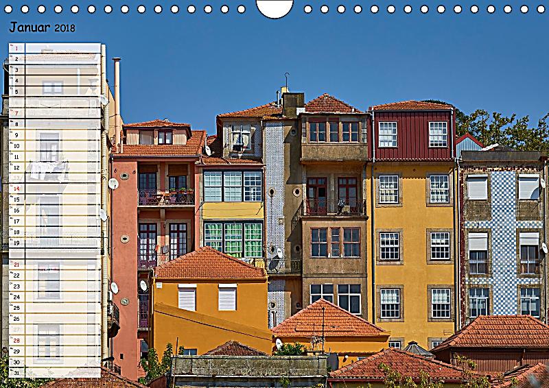 Farbenfrohes Porto Wandkalender 2018 DIN A4 quer Dieser ...
