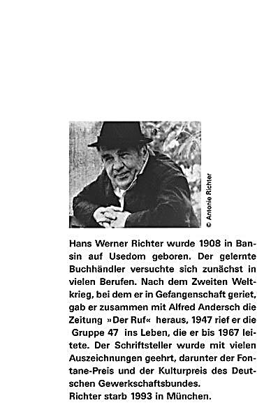 Hans Werner Richter und die Gruppe 47 Buch Weltbild.de