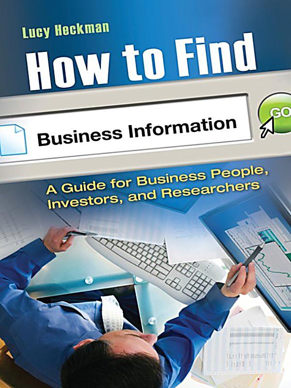 How To Find Business Information Ebook Jetzt Bei Weltbild Ch