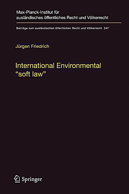 International Environmental soft law Buch portofrei 