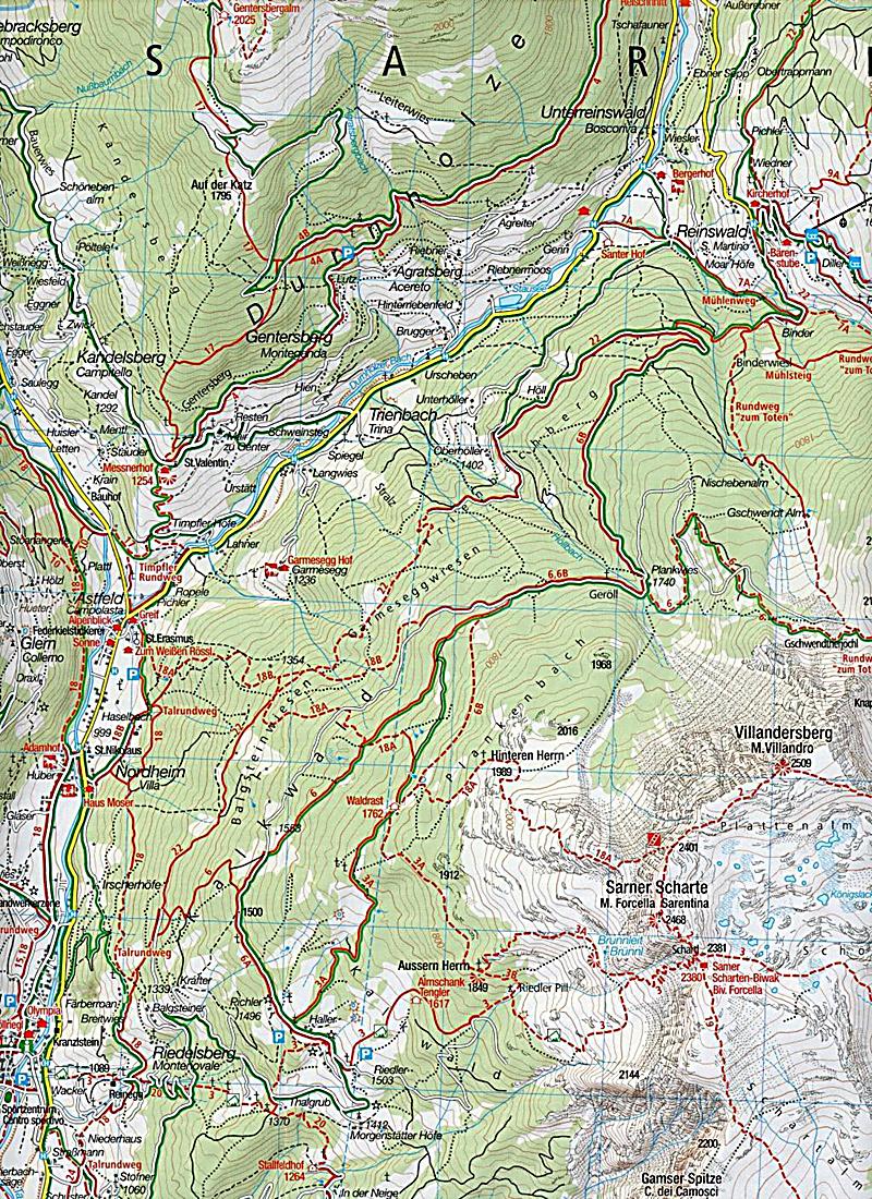 Kompass Karte Sarntaler Alpen Monti Sarentini Buch - Weltbild.ch