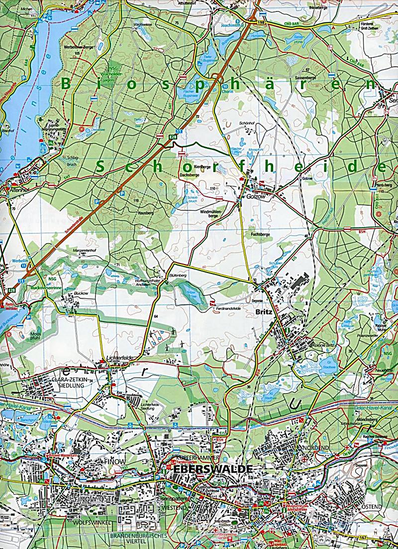 Kompass Karte Schorfheide, Uckermark, Barnim Buch - Weltbild.de