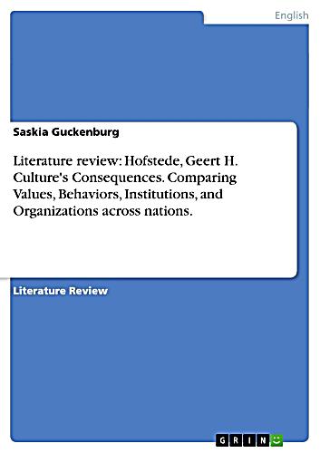 geert hofstede culture consequences pdf