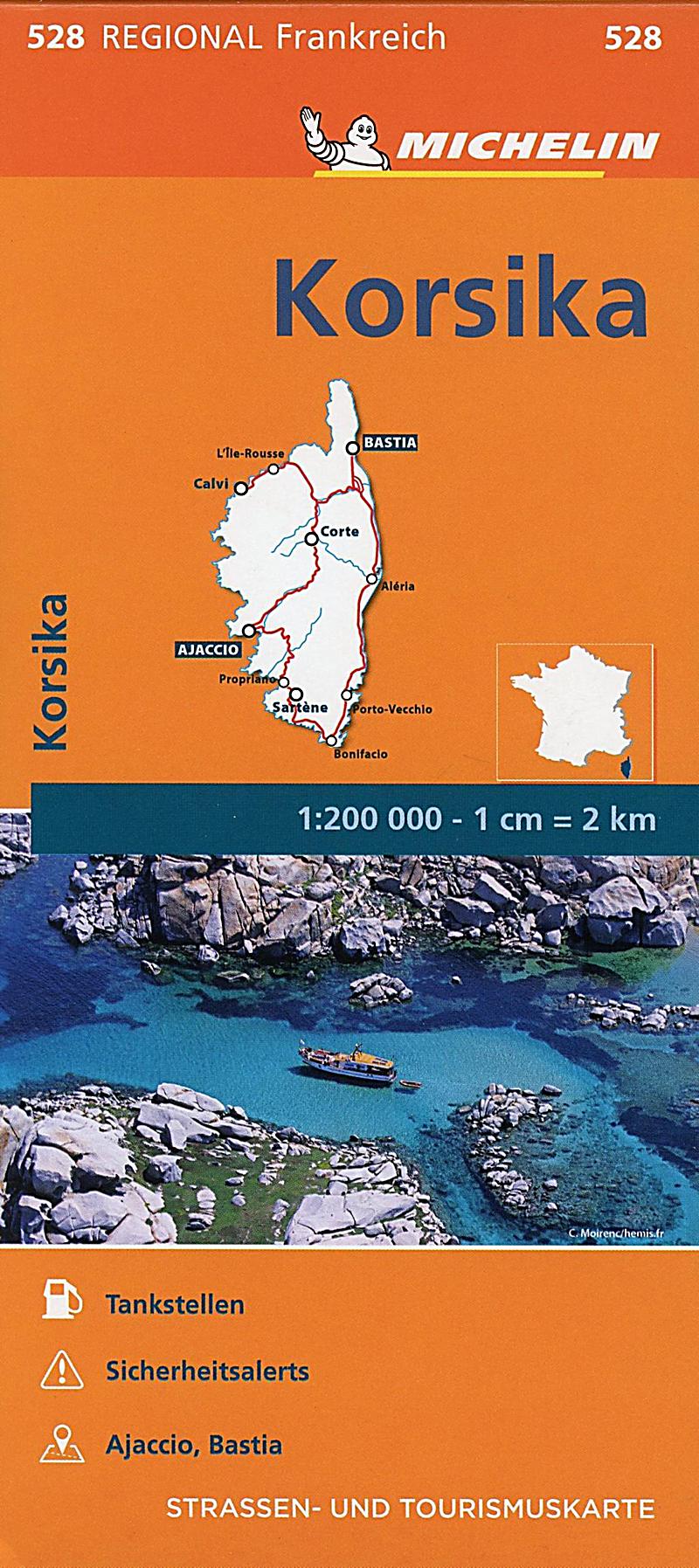 Michelin Karte Korsika Corse Buch bei Weltbild.de bestellen