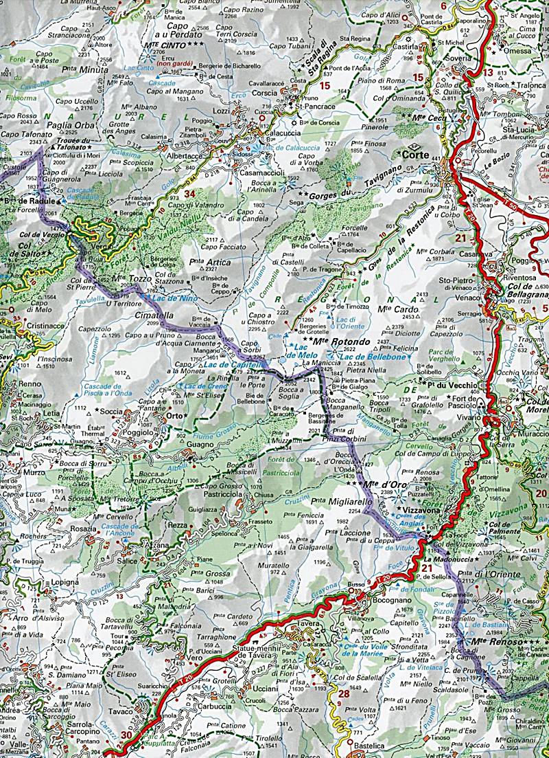Michelin Karte Korsika Corse-du-Sud, Haute-Corse Buch - Weltbild.ch