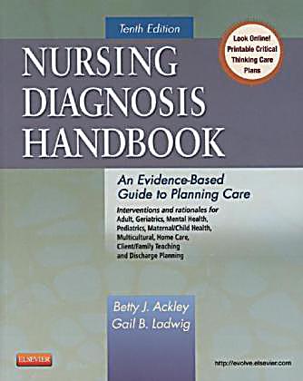  nursing diagnoses, Nursing Diagnosis Handbook: An EvidenceBased Guide