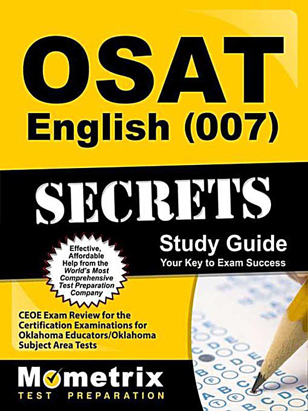 Osat English 007 Secrets Study Guide Ebook Jetzt Bei