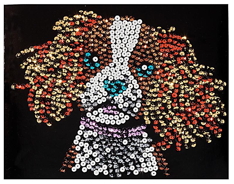 Paillettenbilder Motive Schmetterling &amp; Hund Weltbild.de