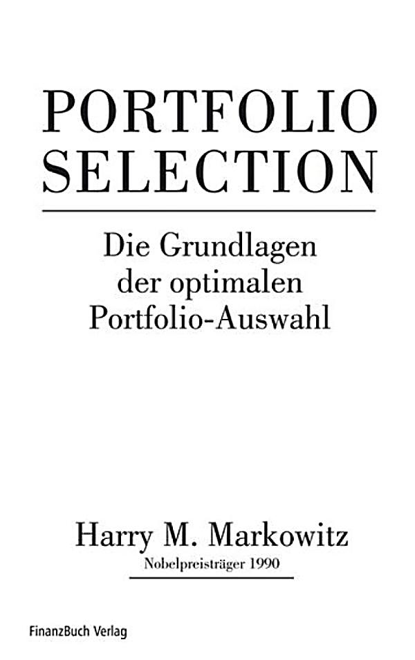 harry markowitz portfolio theory pdf