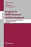 Progress in WWW Research and Development Buch portofrei Progress in WWW Research and Development Buch portofrei