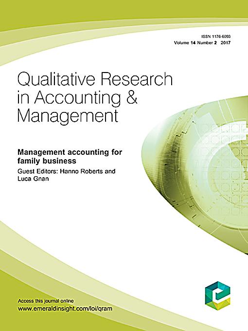 Qualitative research in accounting and management