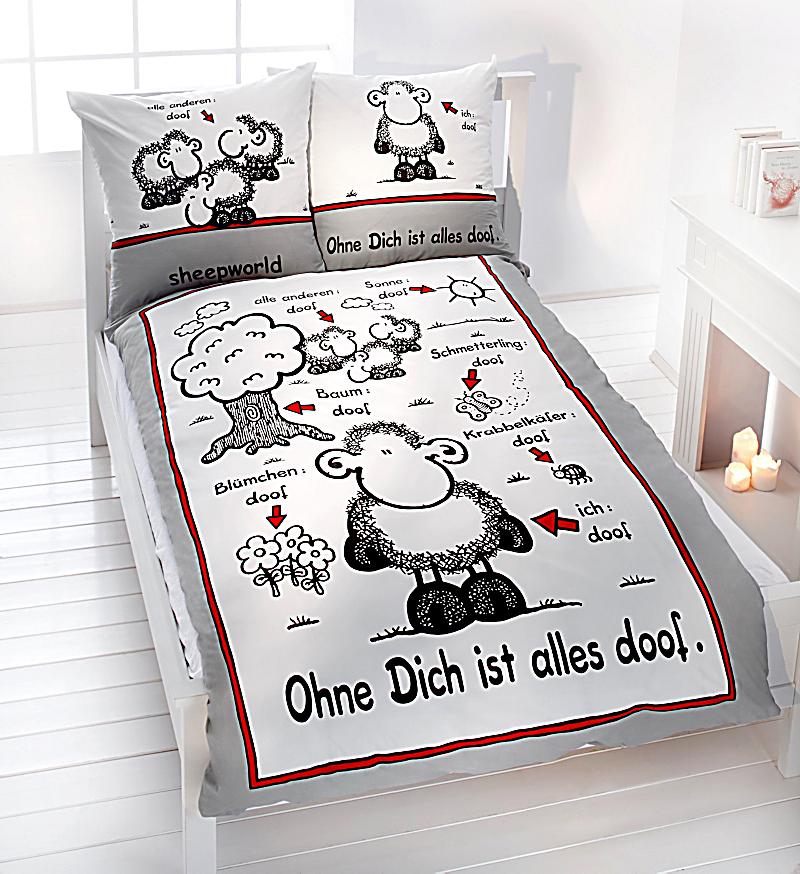 Ohne Dich Ist Alles Doof Bettwäsche Schwarz Ohne Dich Ist Alles Doof Bettwäsche Schwarz