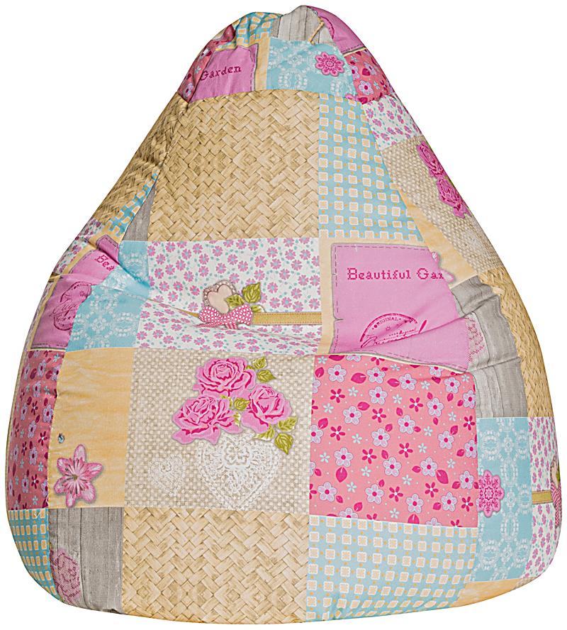 Sitzsack Patchwort BeanBag L pink bestellen  weltbild.de