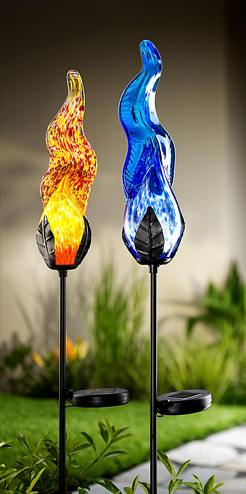 SolarGartenstecker Flame, blau jetzt bei Weltbild.de bestellen