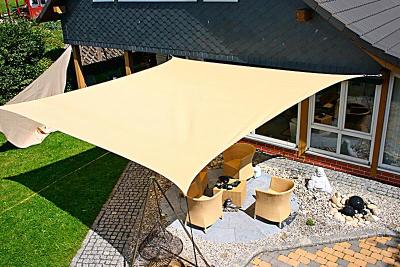 Sonnensegel Rechteck 3 5 x 4  5  m beige bestellen 