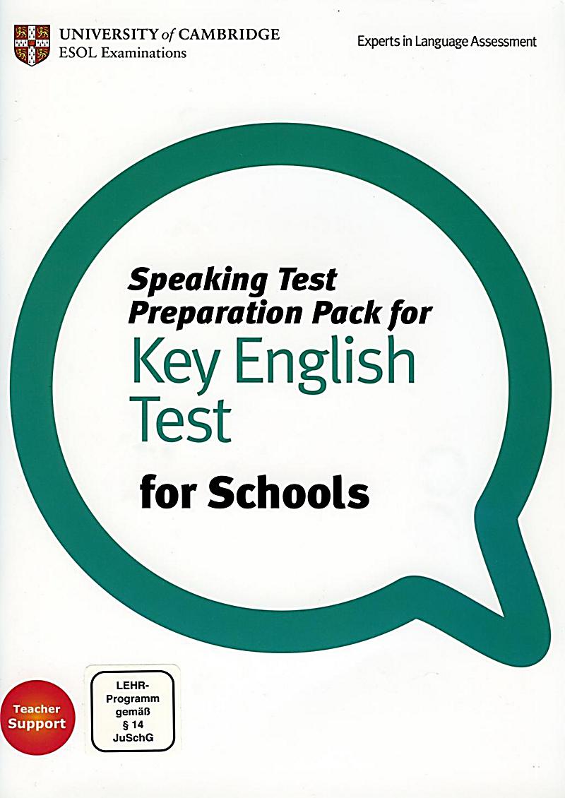 Speaking Test Preparation Pack for Key English Test for Schools, w. DVDROM Weltbild.ch Speaking Test Preparation Pack for Key English Test for Schools, w. DVDROM Weltbild.ch